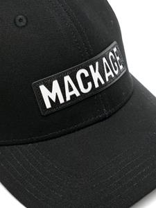Mackage Pet met logo-applicatie - Zwart