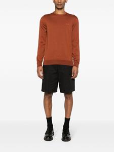Calvin Klein Fijngebreide trui van katoenblend - Oranje