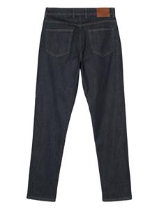 Canali Jeans met logopatch - Blauw