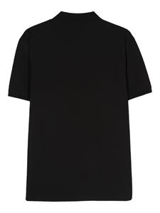 C.P. Company Poloshirt met geborduurd logo - Zwart