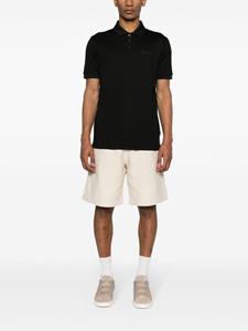 BOSS Poloshirt met geborduurd logo - Zwart