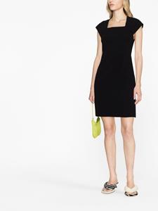 Alice + olivia Mini-jurk met vierkante hals - Zwart