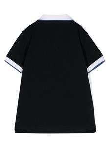 Il Gufo Poloshirt met geborduurd logo - Blauw