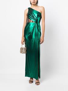 Marchesa Notte Asymmetrische jurk - Groen