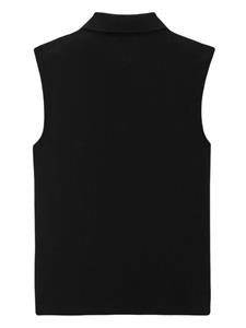 Saint Laurent Poloshirt met geborduurd logo - NOIR