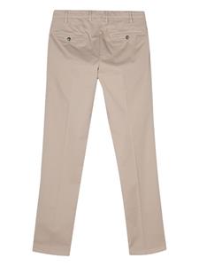 Canali Mid waist geplooide pantalon - Beige