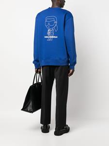 Karl Lagerfeld Sweater met print - Blauw