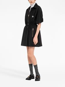 Miu Miu Mini-jurk van zijde - F0002 BLACK