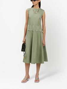 Palm Angels Mouwloze midi-jurk - Groen