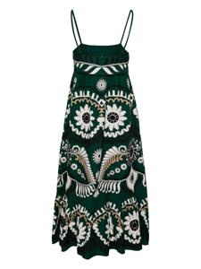Sea Charlough-embroidered midi dress - Groen