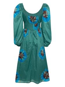 Sea Lourdes tie-dye midi dress - Groen