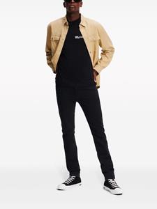 Karl Lagerfeld Jeans Skinny jeans met logo-applicatie - Zwart