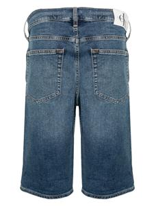 Calvin Klein rolled-cuffs denim shorts - Blauw