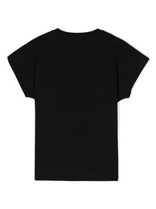 Balmain Kids T-shirt met studs - Zwart