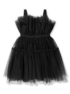 Guess kids Tulen jurk - Zwart