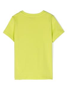 Moschino Kids T-shirt met ronde hals - Groen