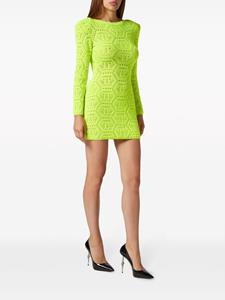 Philipp Plein Mini-jurk met patroon - Groen