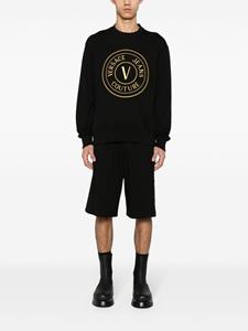 Versace Jeans Couture Sweater met borduurwerk - Zwart