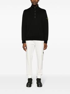 Stone Island Sweater met Compass-logopatch - Zwart