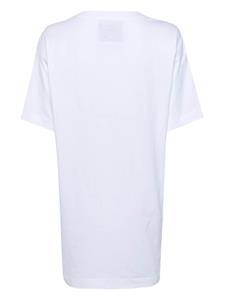 Moschino T-shirtjurk met teddybeerprint - Wit