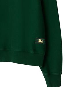 Burberry Sweater met logopatch - Groen
