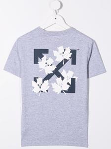 Off-White Kids T-shirt met print - Grijs