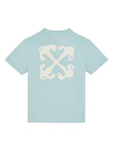 Off-White Kids T-shirt met Arrows print - Blauw