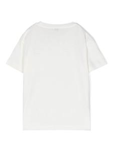 Il Gufo Lichtgewicht T-shirt van katoenblend - Wit