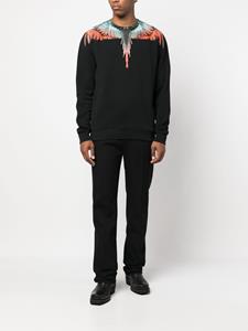 Marcelo Burlon County of Milan Sweater met vleugelprint - Zwart