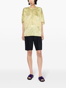 Fabiana Filippi Zijden blouse met print - Groen