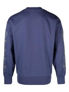 Aries Sweater met logoprint - Blauw