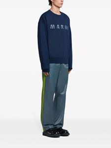 Marni Sweater met logoprint - Blauw