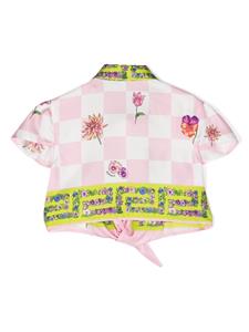 Versace Kids Zijden blouse - Roze
