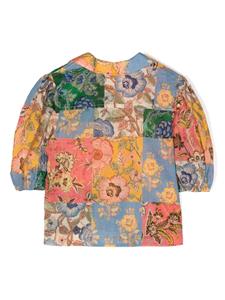 ZIMMERMANN Kids Shirt met patchwork - Veelkleurig
