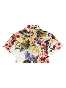 Dolce & Gabbana Kids Cropped shirt - Wit