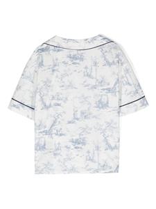 Philosophy Di Lorenzo Serafini Kids Shirt met geborduurd logo - Blauw