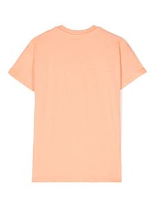 MSGM Kids T-shirt met logoprint - Oranje