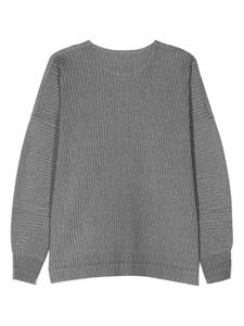 Homme Plissé Issey Miyake Sweater met print - Grijs