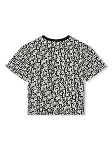 Marc Jacobs Kids T-shirt met logoprint - Zwart