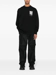 Y-3 Sweater van biologisch katoen - Zwart