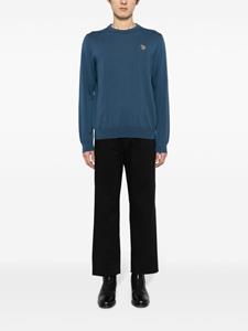 PS Paul Smith Katoenen sweater met logopatch - Blauw