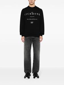 John Richmond Sweater met logoprint - Zwart