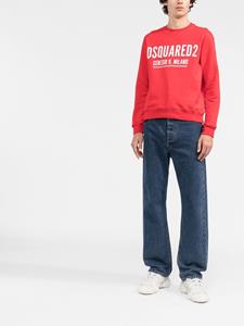 Dsquared2 Sweater met logoprint - Rood