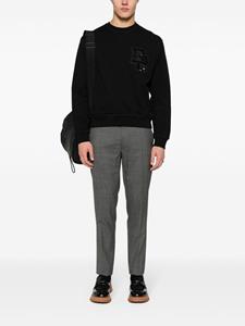 Dsquared2 Sweater met logopatch - Zwart
