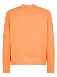 Dsquared2 Sweater met logoprint - Oranje