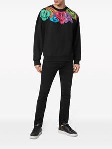 Philipp Plein Sweater met print - Zwart
