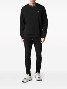 Philipp Plein Sweater met geborduurd logo - Zwart