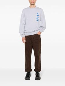 Lacoste Sweater met logoprint - Grijs