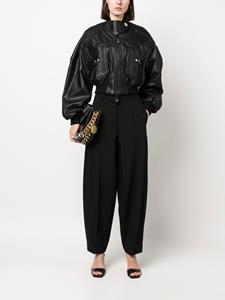 Stella McCartney Pantalon met geplooid detail - Zwart