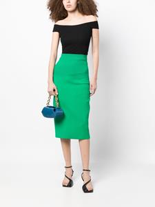 Victoria Beckham Midi-kokerrok - Groen